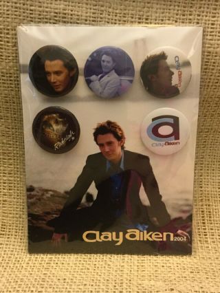 Clay Aiken 2004 Tour Collectible Pins