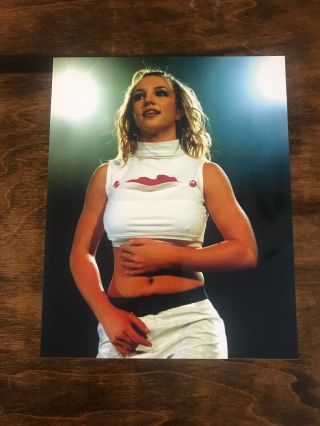 Vintage Young Britney Spears 8x10 Glossy Photo Bare Midriff