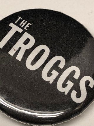 Vintage The Troggs Pinback Badge Button Pin Music