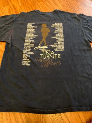 Tina Turner Wildest Dreams Tour T - shirt 2