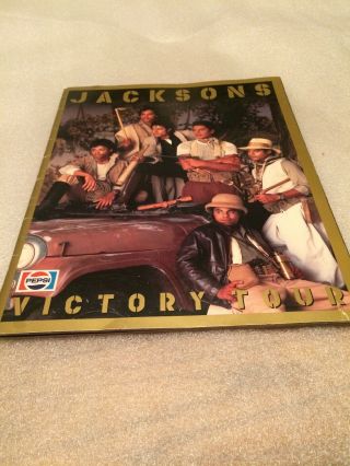 Michael Jackson - The Jacksons - Victory Tour Book Concert Program Pepsi 1984