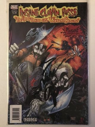 Insane Clown Posse Comic Book Issue 1 Signed By Icp &