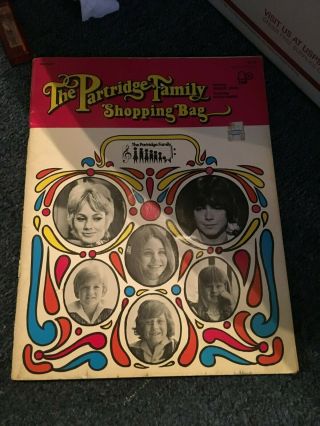 1972david Cassidy And The Partridge Family Piano Vocal Guitar Book Shopping Bag