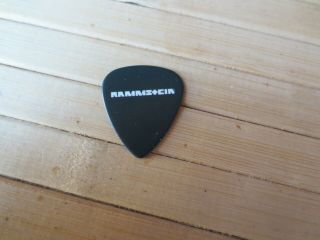 Black Rammstein Guitar Pick