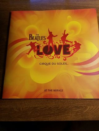 The Beatles Love Cirque Du Soleil 2006 Program At The Mirage