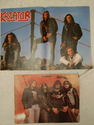 Kreator Vintage Posters Thrash Metal Heavy Metal Sodom Destruction Dri