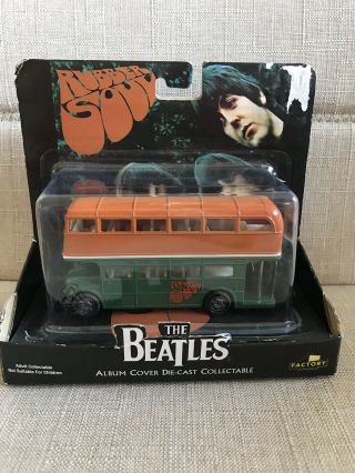 The Beatles Rubber Soul Album Cover London Bus Diecast Collectible