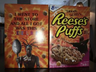 Travis Scott Limited Edition Reece’s Puff Cereal -
