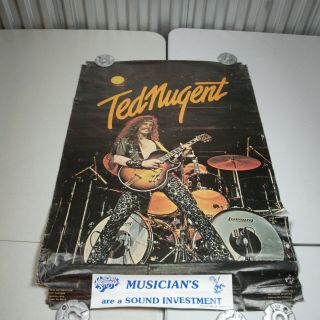 1978 Ted Nugent Poster 485 Sticker Graffity