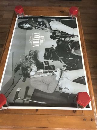 Nirvana.  Bleach Delux Promo Poster.  Sub Pop 2