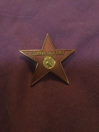 Gene Autry Walk Of Fame Pin