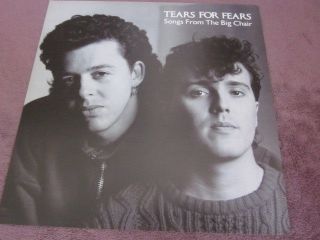 Tears For Fears 1985 Songs From The Big Chair 12x12 Promo Cover Flat Poster