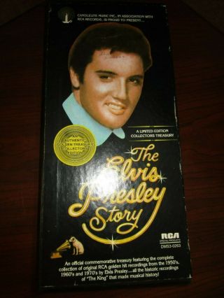 The Elvis Pressley Story On 3 8 - Track Tapes Rca Dms3 - 0263