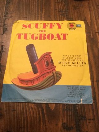 1957 Popeye The Sailor Man & Scuffy the Tugboat Golden Records 45 Vinyl Record 4