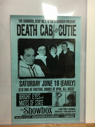 Death Cab For Cutie With Bright Eyes And Mates Of State Concert Poster