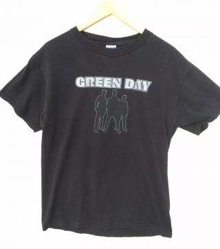 Mens Green Day Pop Disaster Tour 2002 Concert T Shirt Black Size M Cotton