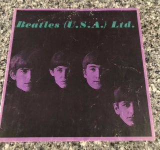 Beatles Ltd.  Usa 1964 Tour Program Book / John Lennon / Paul Mccartney