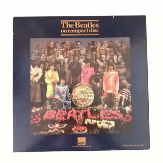 The Beatles 1987 Hmv Box Set Sgt Pepper Lonely Hearts Club Band Uk Cd 013914