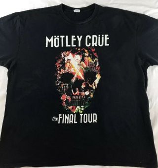 Motley Crue The Final Tour 2014 Concert Shirt - - Adult Xxl