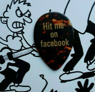 Toto Steve Lukather Hit Me On Facebook Guitar Pick