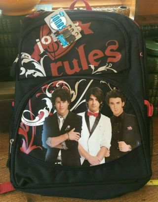 Backpack Disney Vintage Jonas Brothers Version 3 With Tags Attache Bag