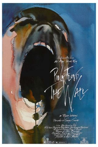 Roger Waters & Pink Floyd The Wall Usa Movie Poster 1982