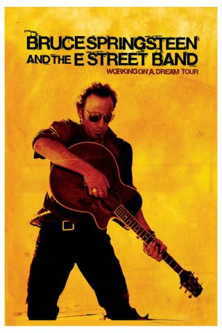The Boss: Bruce Springsteen On A Dream Tour Poster 2009