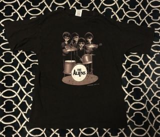 The Aliens - Beatles Parody Shirt - Xl