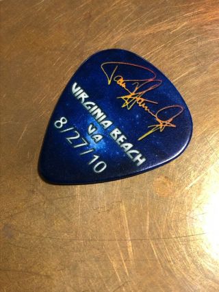KISS Hottest Earth Tour Guitar Pick Paul Stanley Signed Virginia Beach 8/27/10 2