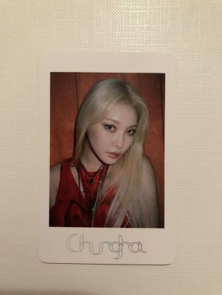 Official Chungha Photocard Flourishing Photocard Set 1pc