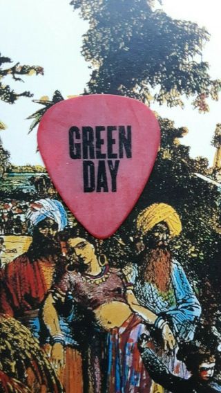 Green Day American Idiot Orange Guitar Pick