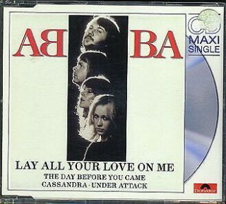 Abba - Lay All Your Love On Me (germany 1982) Cd Max.  Single