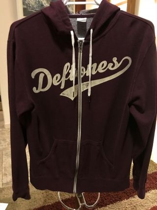 Deftones Tour Authentic Running Jacket Size Xl