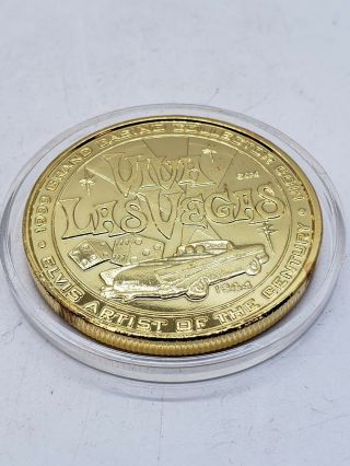 1999 Elvis Grand Casino Collector Coin Viva Las Vegas 1964