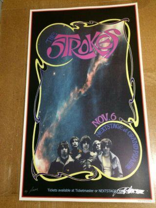 The Strokes Tx 2005 Shows Poster Macrae / Bob Masse Signed Artist Edition