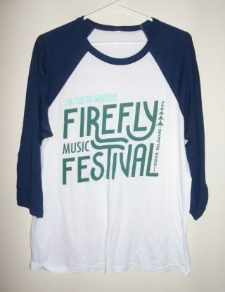 Firefly Music Festival 2016 Lg Shirt Rock Concert Mumford & Sons Kings Of Leon