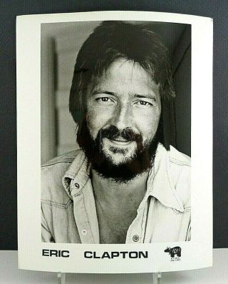 Eric Clapton 461 Ocean Boulevard,  8x10 Glossy Press Kit Photo,  Rso Promo (1974)