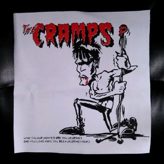 Back Patch - The Cramps - Horror Punk Psychobilly Goth Poison Ivy Lux Interior