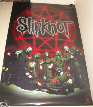 Rolled 2001 Funky Posters 7607 Slipknot Metal Band Photo Pinup Poster 22 X 34