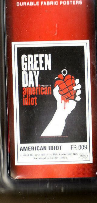 Green Day - Flag - American Idiot - Fabric Poster Flag - Licensed In Pack