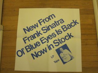 Frank Sinatra Ol Blue Eyes Is Back Poster 24x24