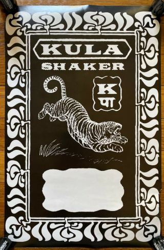 Kula Shaker K Rare Double - Sided Promo Poster 