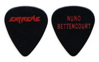 Extreme Nuno Bettencourt Signature Black Guitar Pick - 1991 Pornograffitti Tour