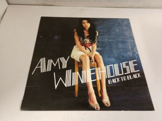 Amy Winehouse Back To Black 12 " X 12 " Promo Flat Vg,  Store Stock