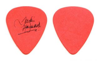 Moody Blues Justin Hayward Signature Orange Guitar Pick - 2005 Tour