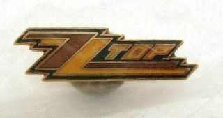 Zz Top Eliminator,  Logo Pin Back,  Enamel,  1.  25 " Warner Bros.  Promo (1983)