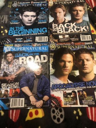 Supernatural Tv Show Magazines 18 Magazines A 1 Tv Guide 2010