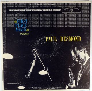 Paul Desmond - " First Place Again " - Jim Hall Percy Heath Connie Kay - 1959 Mono Lp
