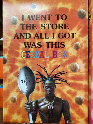 travis scott family size reeses puff cereal box limited edition 2