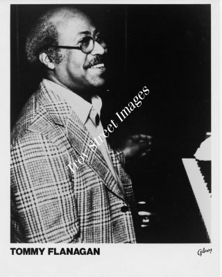 Orig 8x10 Promo Photo 2 Of Jazz Pianist Tommy Flanagan,  Late 1970s